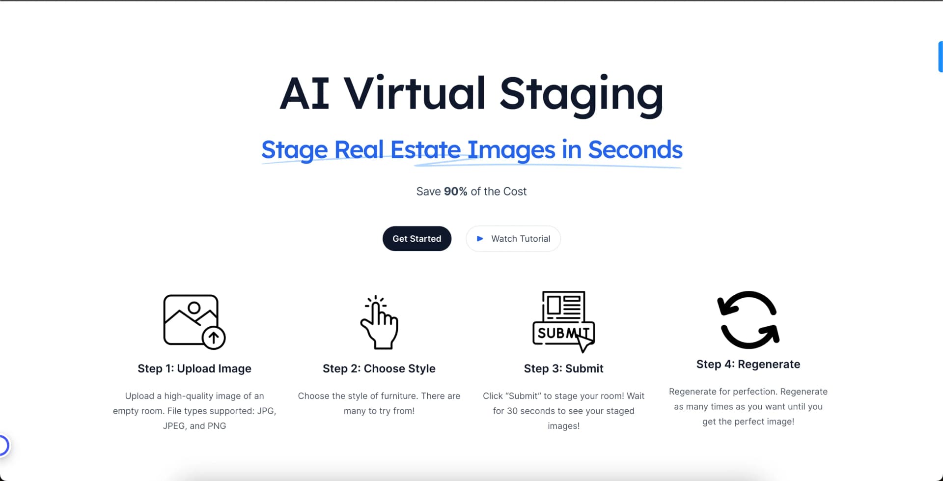 Virtual Staging AI screenshot
