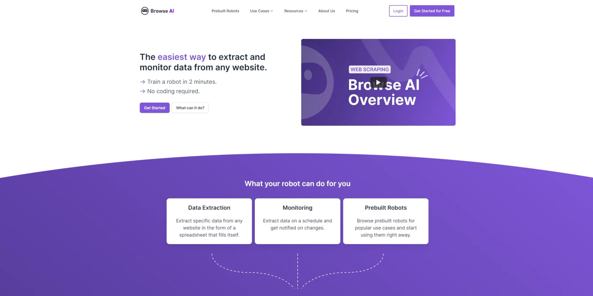 Browse AI screenshot