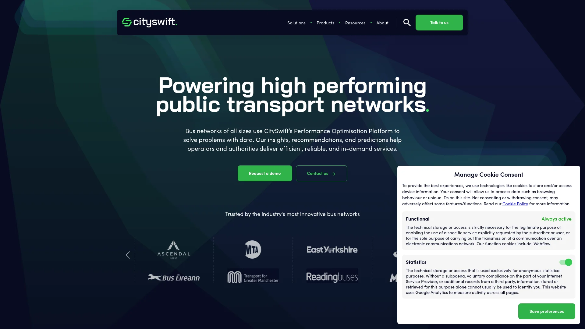CitySwift screenshot