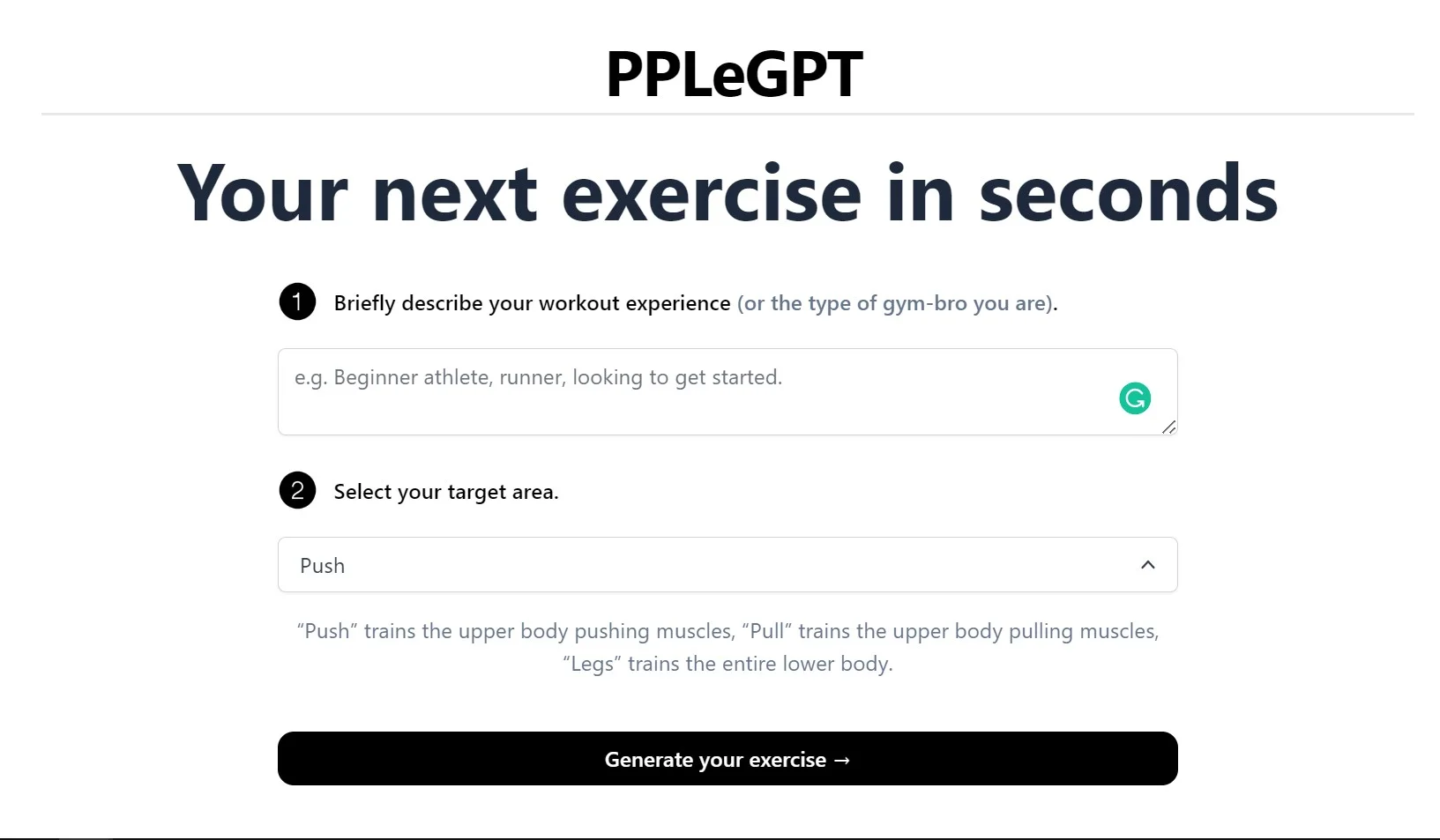 PPLEGPT screenshot