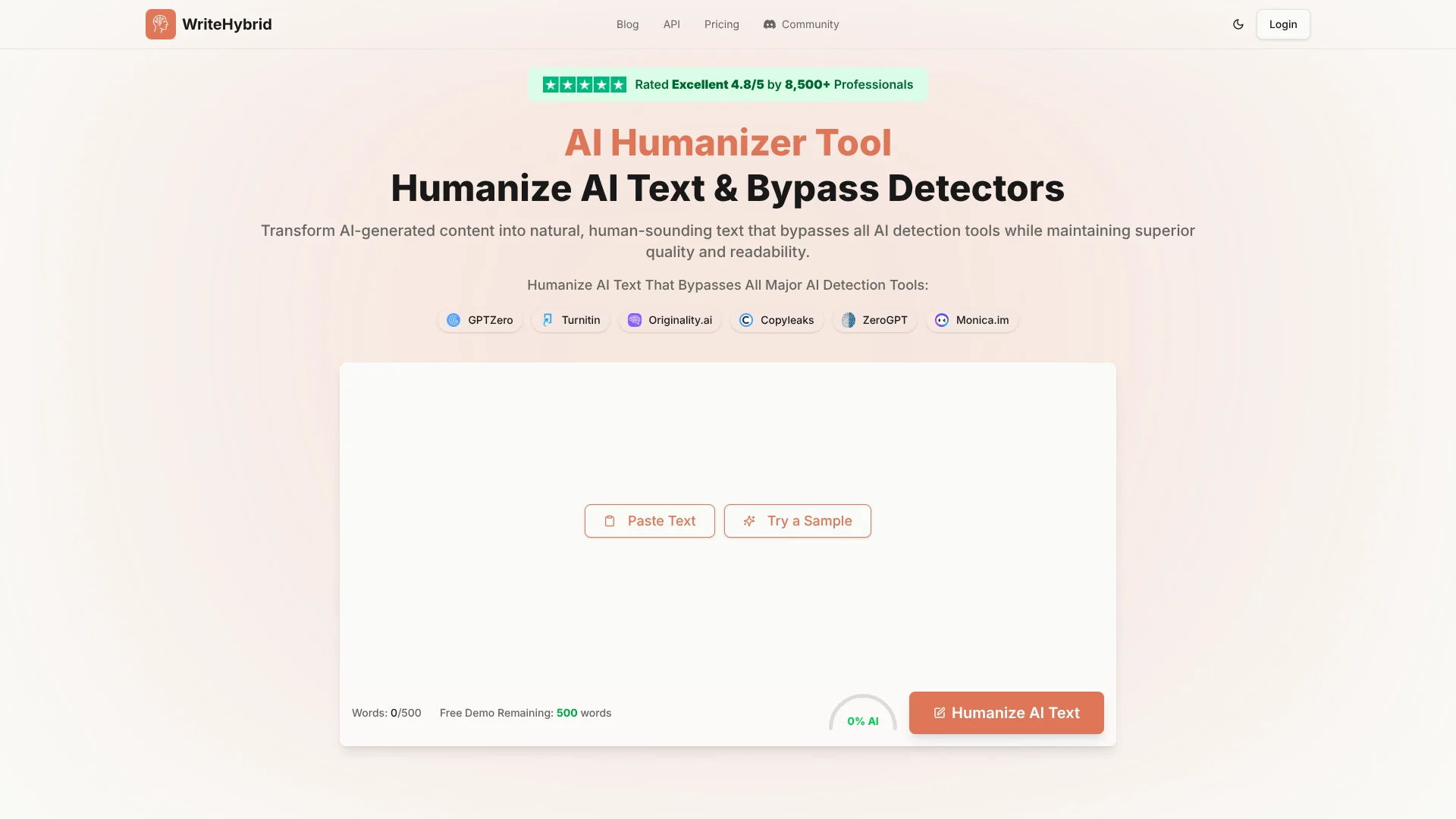 WriteHybrid screenshot