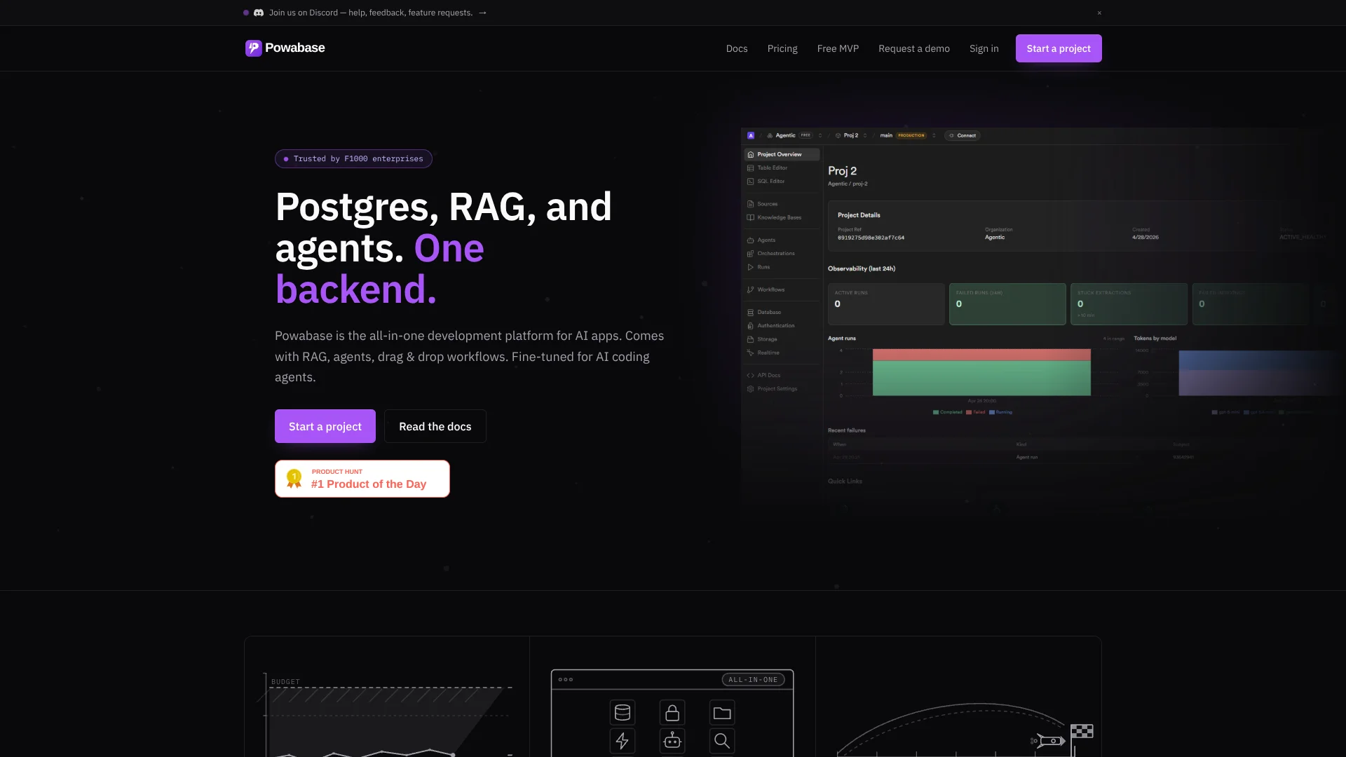 Powabase screenshot